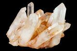 Tangerine Quartz Crystal Cluster (Large Crystals) - Madagascar #156952-1